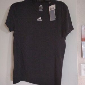 adidas Black Short Sleeve Tee